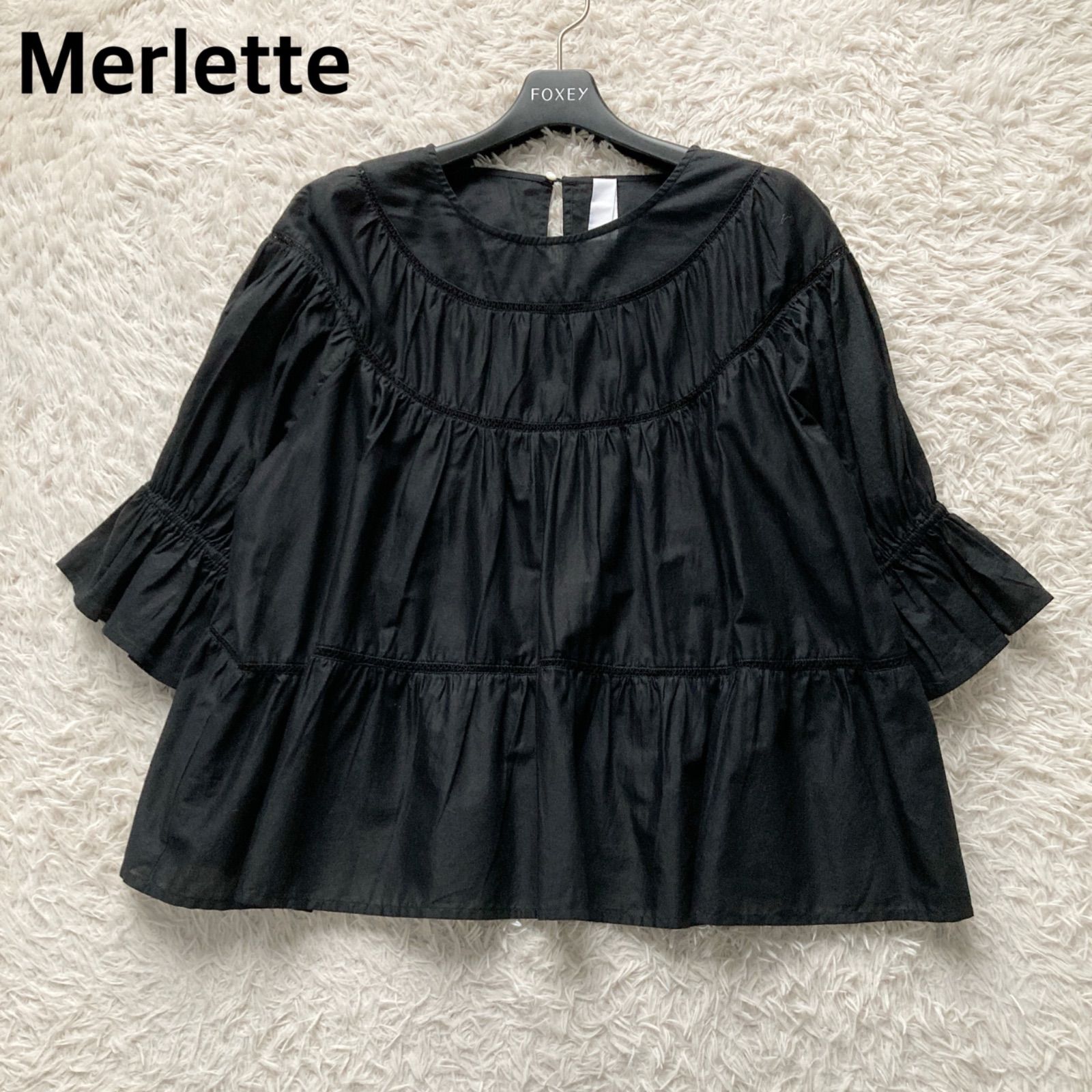 Merlette マーレット SOL BLOUSE ソル ブラウス ふんわり ティアード 