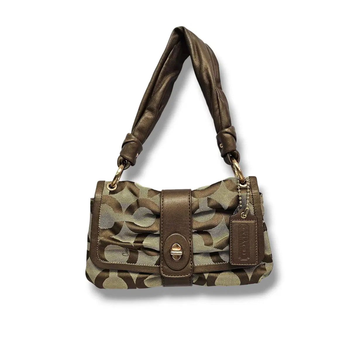 COACH コーチ パーカー オプアート フラップバッグ - メルカリ
