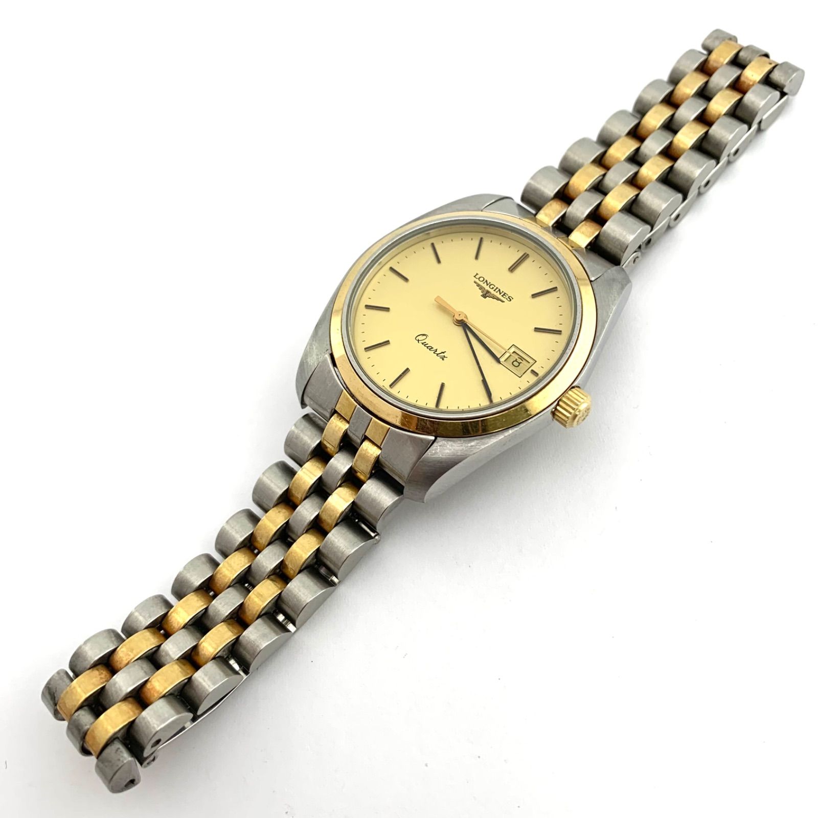中古】LONGINES L7 631 3 クォーツ 腕時計ゴールド/シルバー - メルカリ
