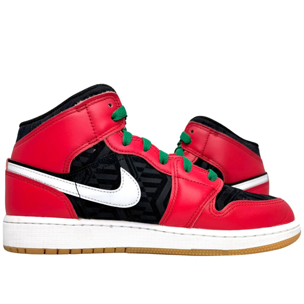 美品 NIKE AIR JORDAN 1 MID SE CHRISTMAS エア ジョーダン 1 ミッド 