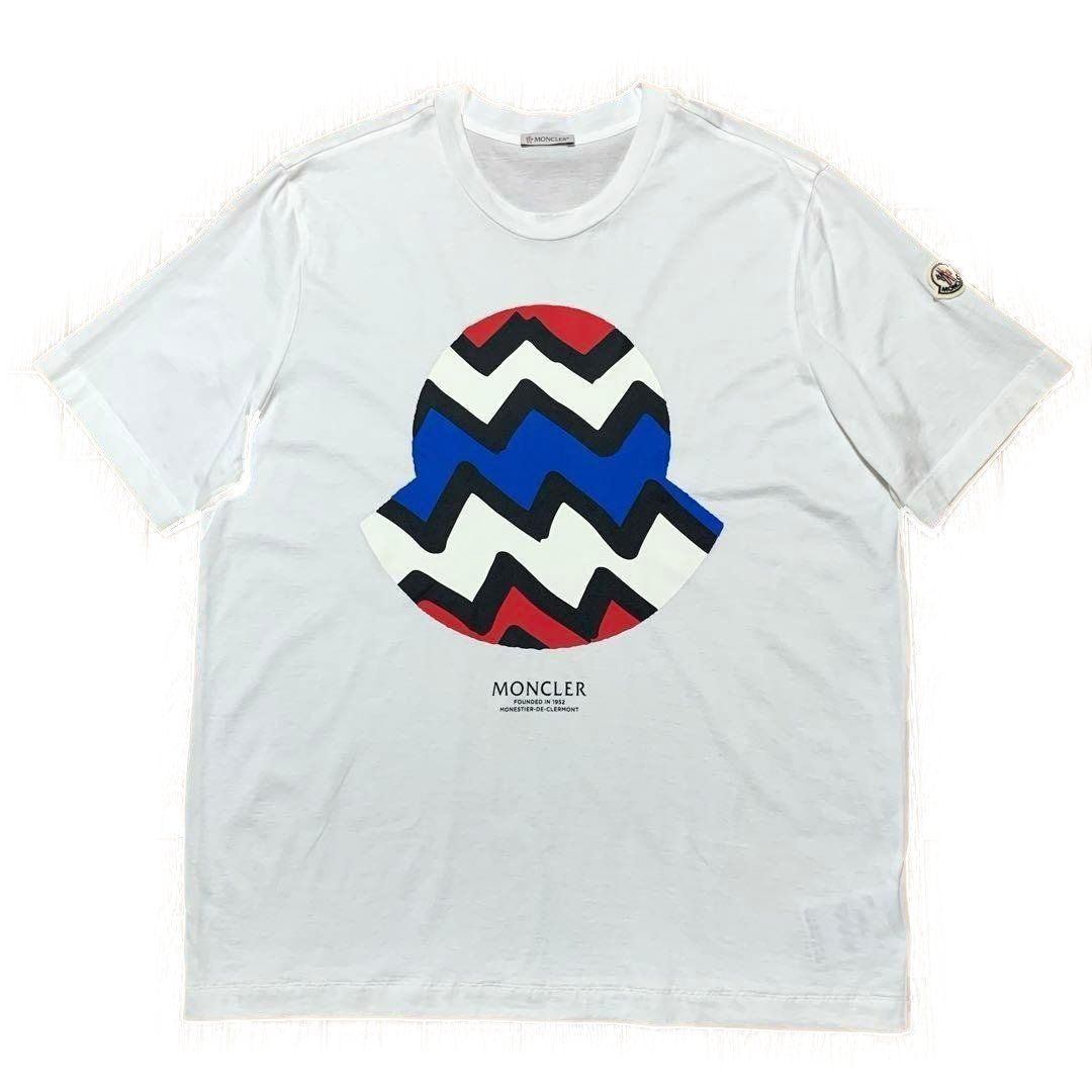 MONCLER 2022 Tシャツ ホワイト M 国内正規品 3S617 - メルカリ