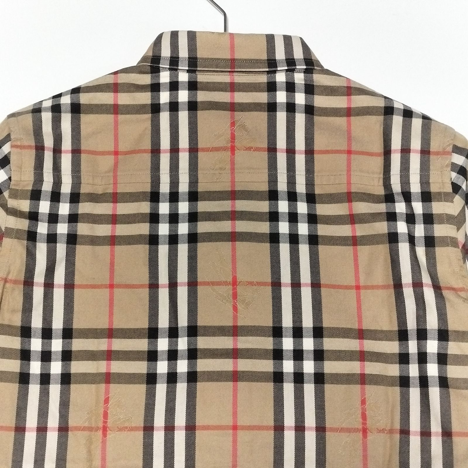 美品】BURBERRYS バーバリー ノバチェック シャドーホース 長袖シャツ 