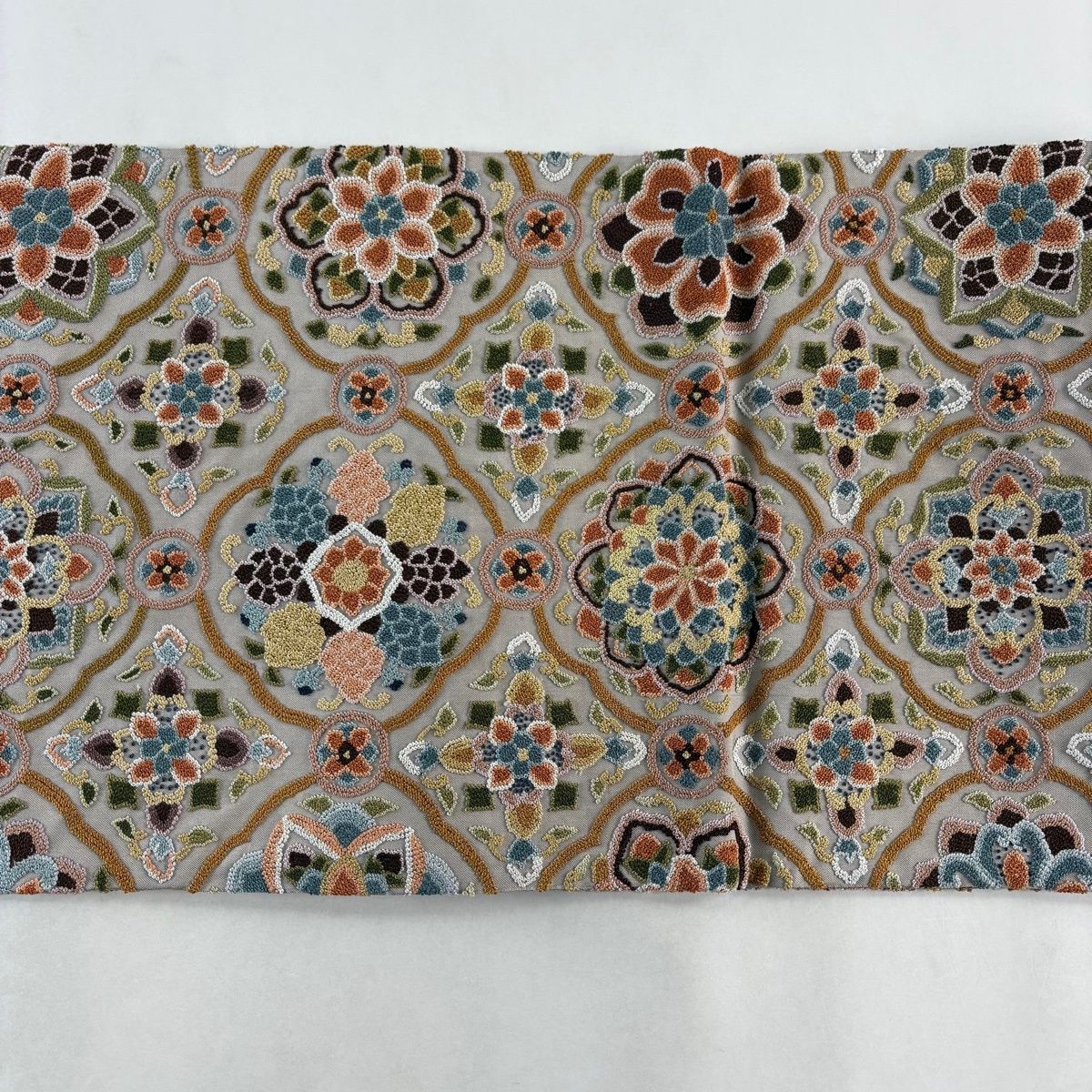 袋帯 逸品 華文 相良刺繍 金糸 薄小豆 全通 正絹 【中古】 - メルカリ
