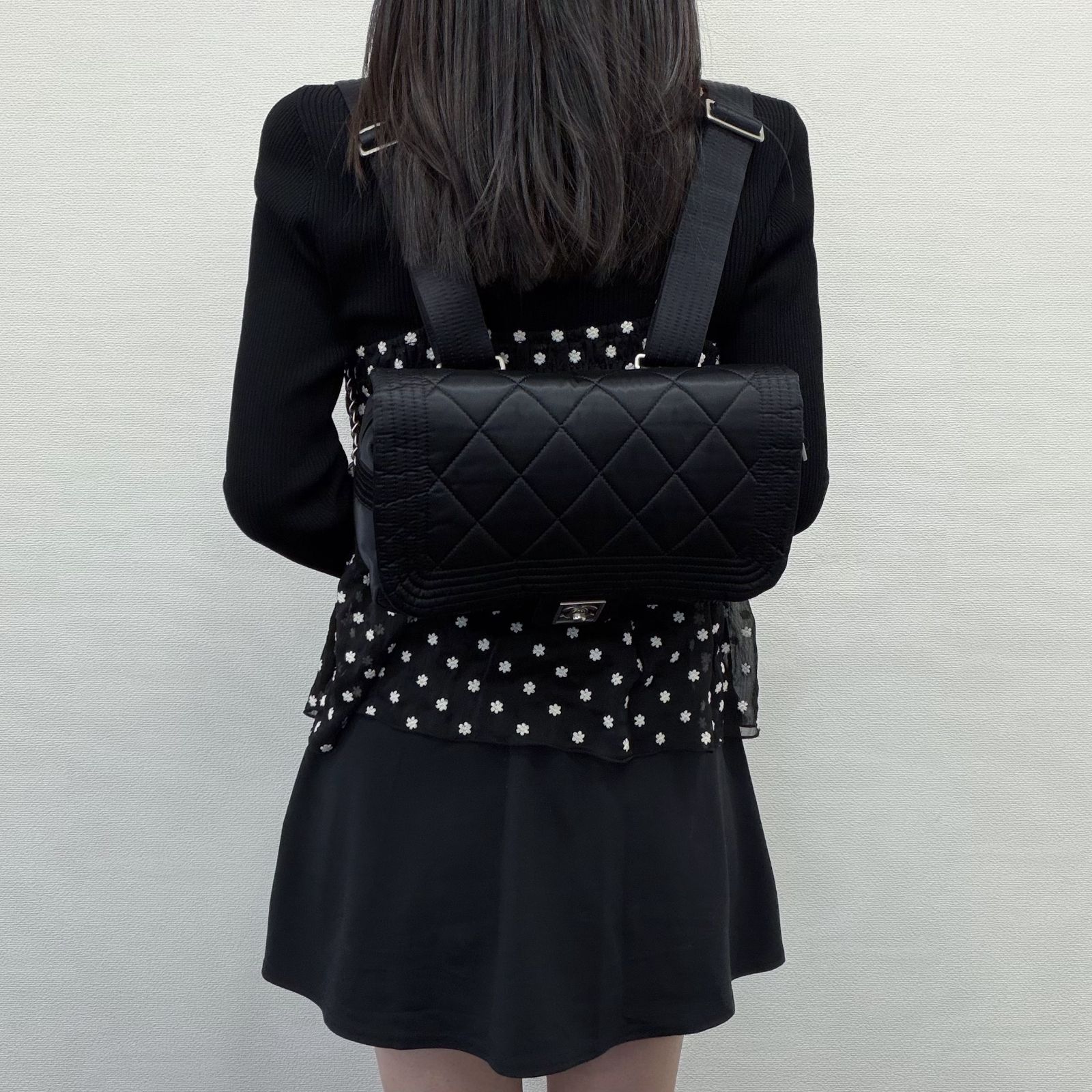 中古】CHANEL シャネル ココマーク スポーツライン リュックサック 