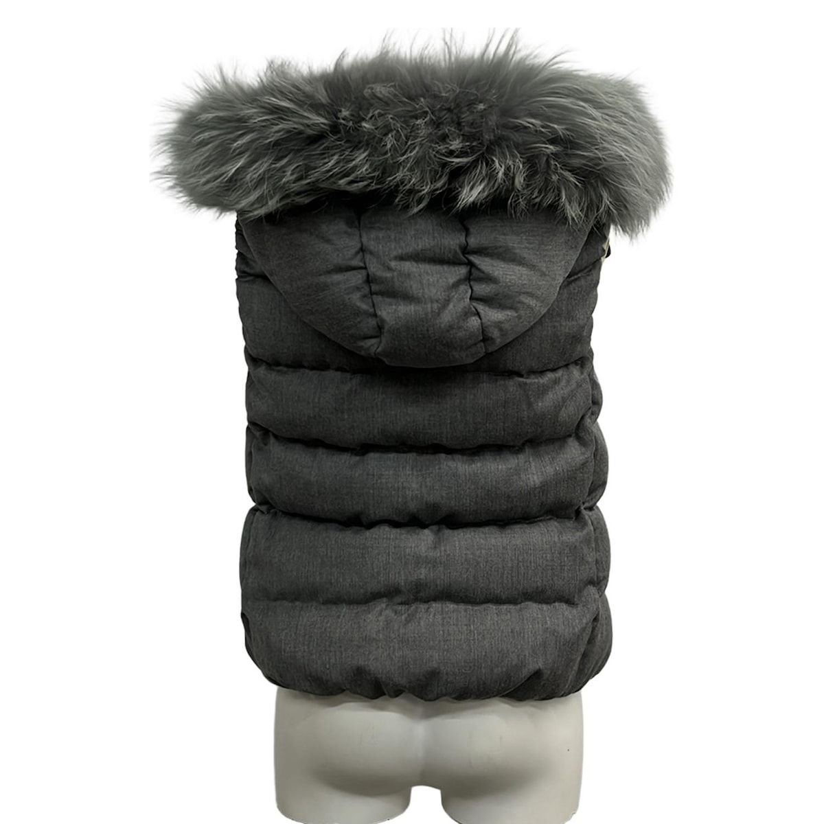 TATRAS タトラス グレー ファー ダウンベスト M オルシエラ Fashion