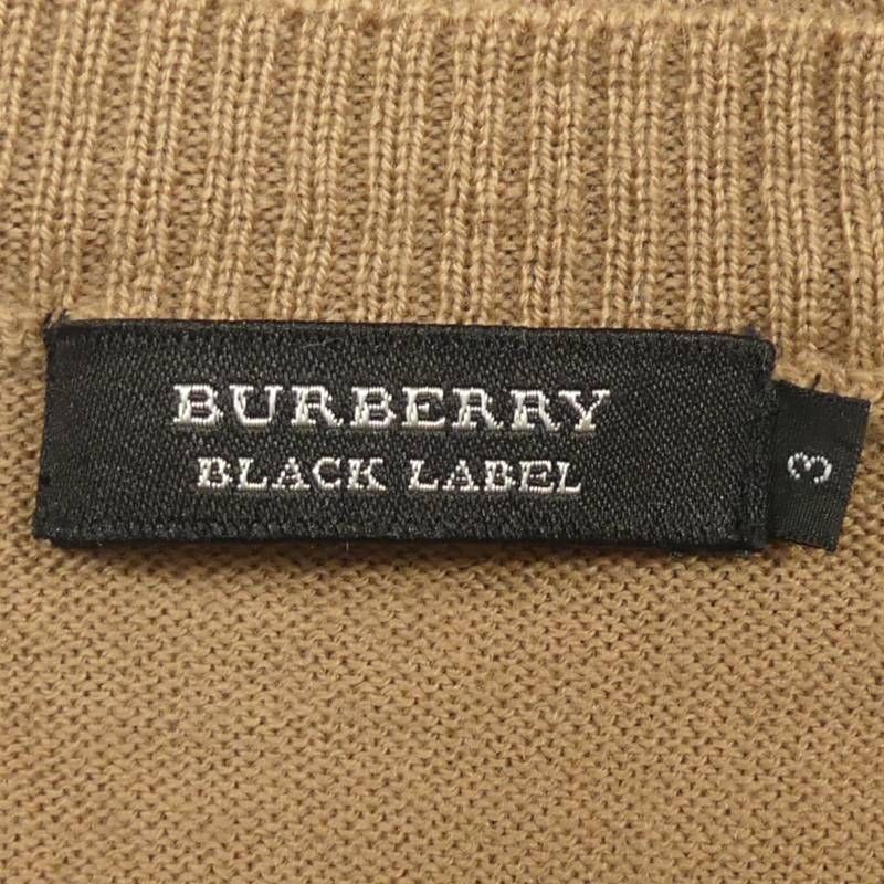 BURBERRY BLACK LABEL バーバリーブラックレーベル ニットベスト L 