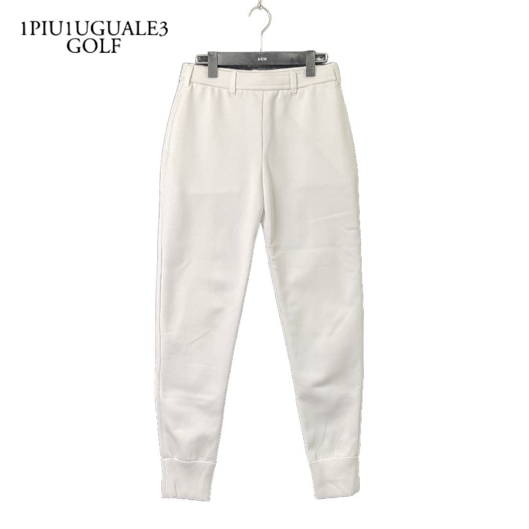 完売モデル♡1piu1uguale3 golf☆rib pants ホワイト M RIB PANTS［WHITE］ | VATOMCE | 1PIU1UGUALE3正規店