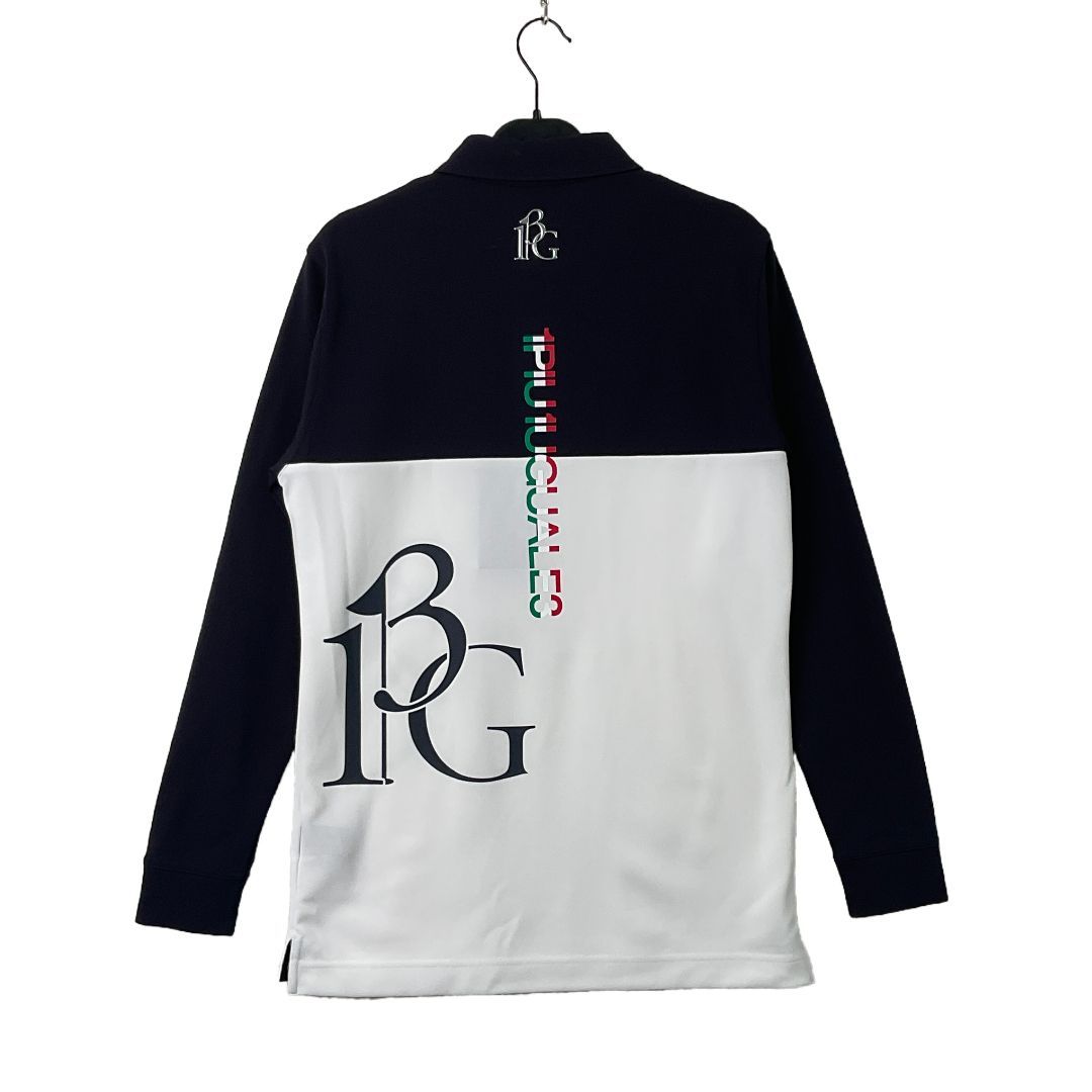 新品 1PIU1UGUALE3 GOLF × アレッサンドロデルピエロ ADP L/S POLO