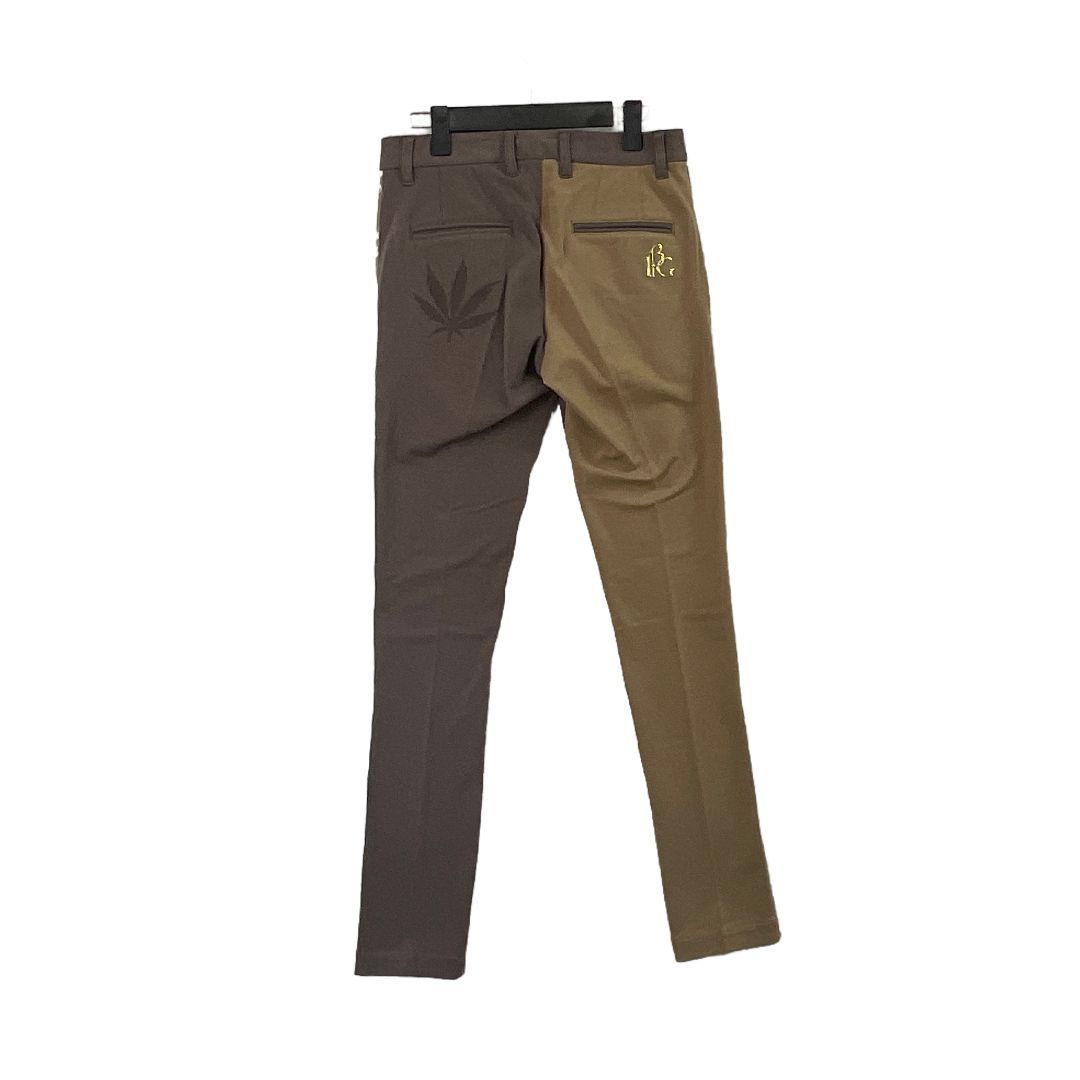 美品1PIU1UGUALE3 GOLF ロングパンツベージュ　サイズV(L相当) 新品 1PIU1UGUALE3 GOLF × lucien pellat-finet golf REGULAR LONG