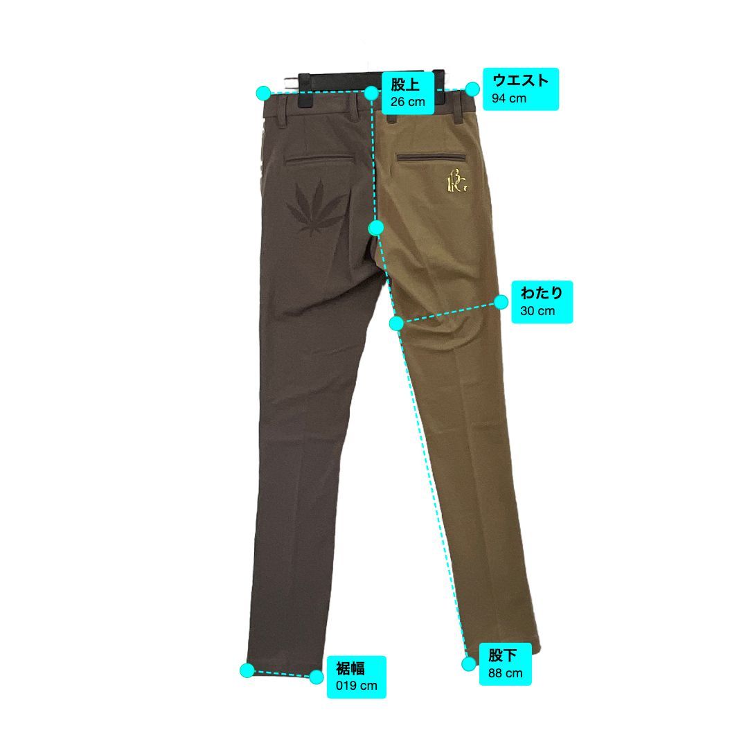 1PIU1UGUALE3 GOLF×ペラフィネコラボ　セットアップ 新品 1PIU1UGUALE3 GOLF × lucien pellat-finet golf REGULAR LONG