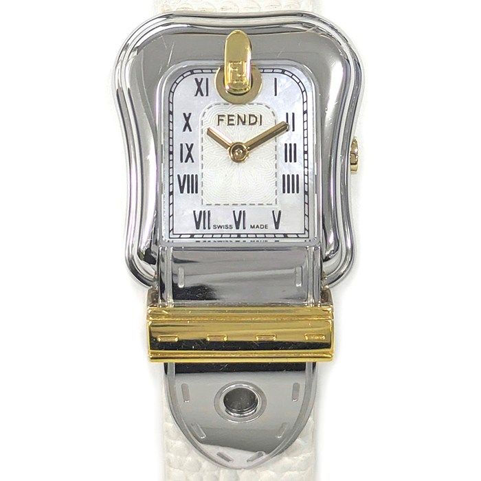フェンディ FENDI 腕時計 ビーフェンディ 3800L ホワイトシェル文字盤