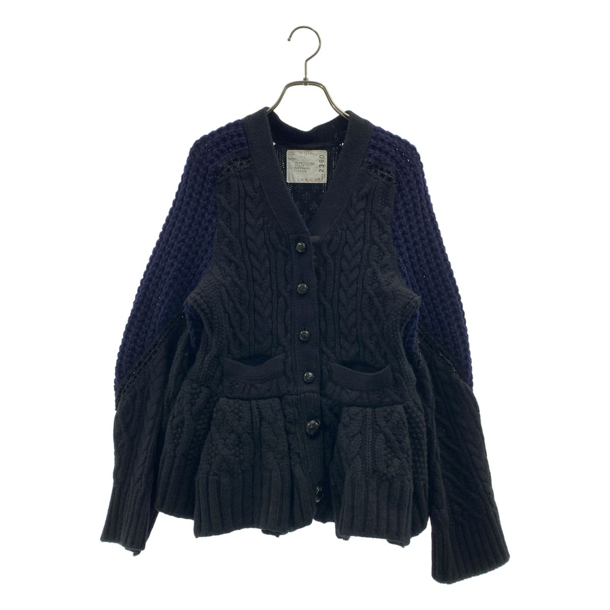 sacai Aライン ケーブルニット size 2 【公式通販】 sacai Aライン ケーブルニット size 2 【公式通販】