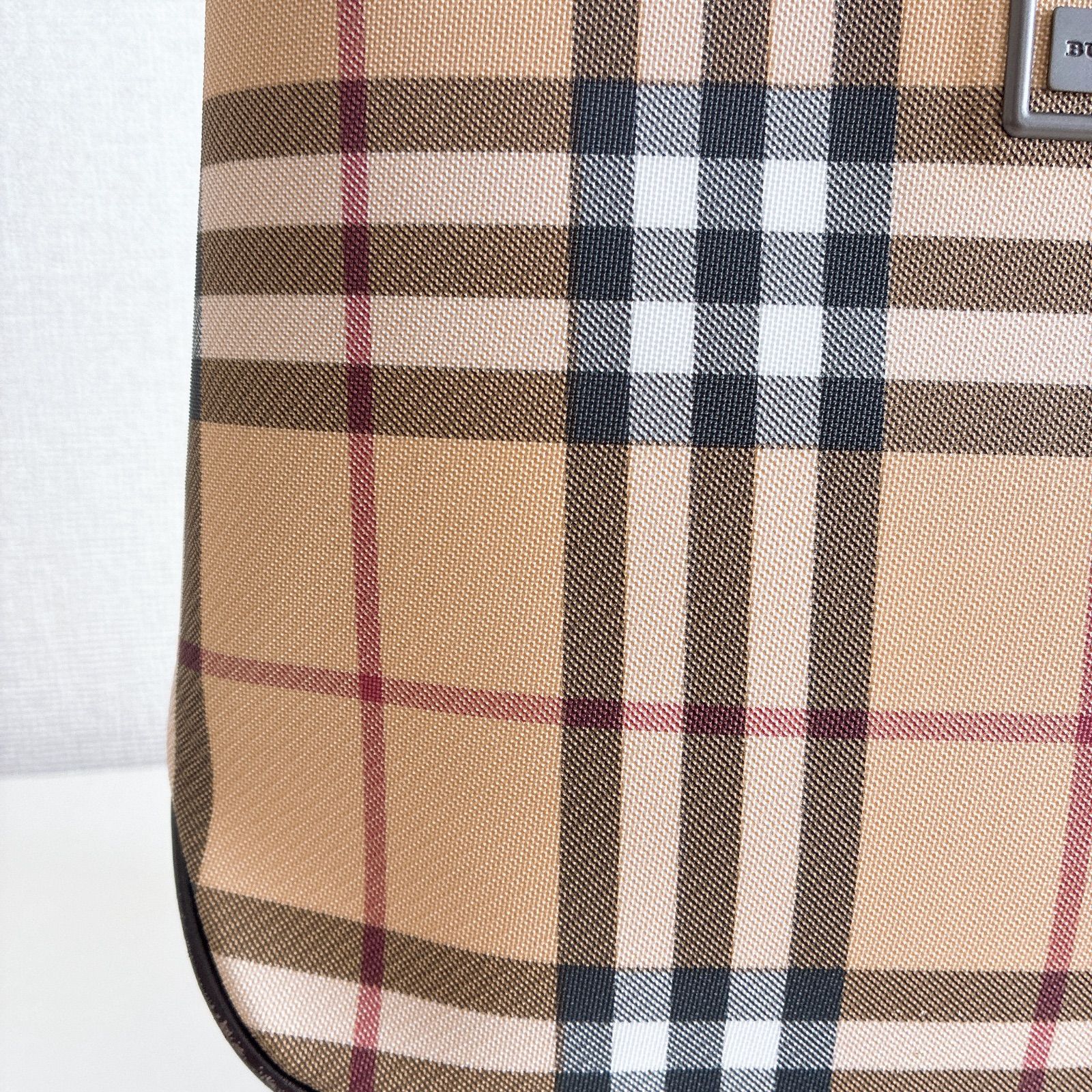 BURBERRY LONDON バーバリーロンドン ノバチェック ハンドバッグ 金具