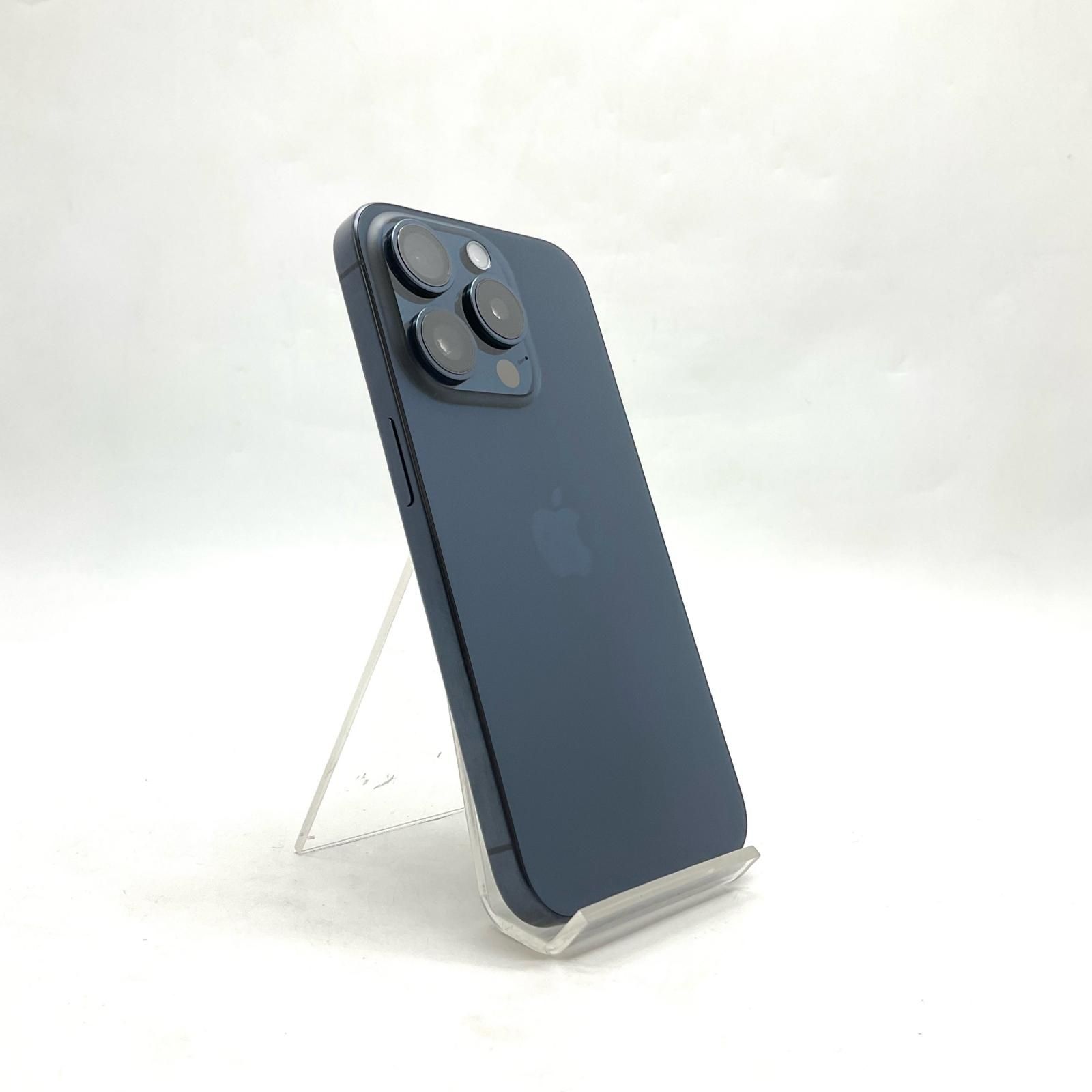全額返金保証】【最速発送】 iPhone 15 Pro 128GB ブルーチタニウム