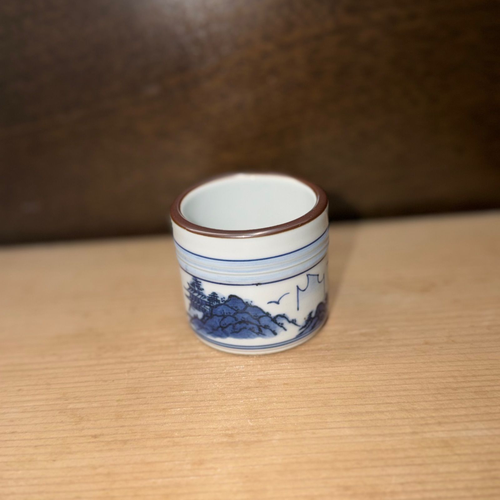 皆具 千古窯造 染付花丸文 水指　建水　蓋置　杓立 共箱 皆具 千古窯造 染付花丸文 水指 建水 蓋置 杓立 共箱 【公式通販】