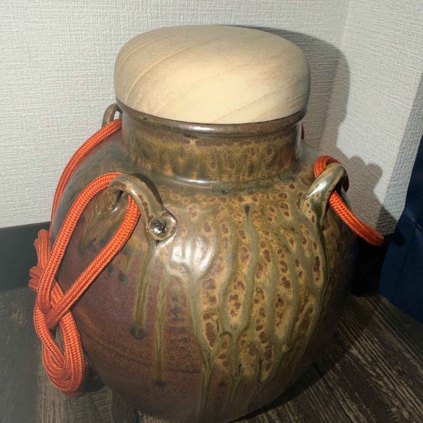 尾中窯 市野信水 作 丹波焼 茶壺 飾壺 陶印 共箱 茶道具 茶事 尾中窯 市野信水 作 丹波焼 茶壺 飾壺 陶印 共箱 茶道具 茶事 【公式通販】