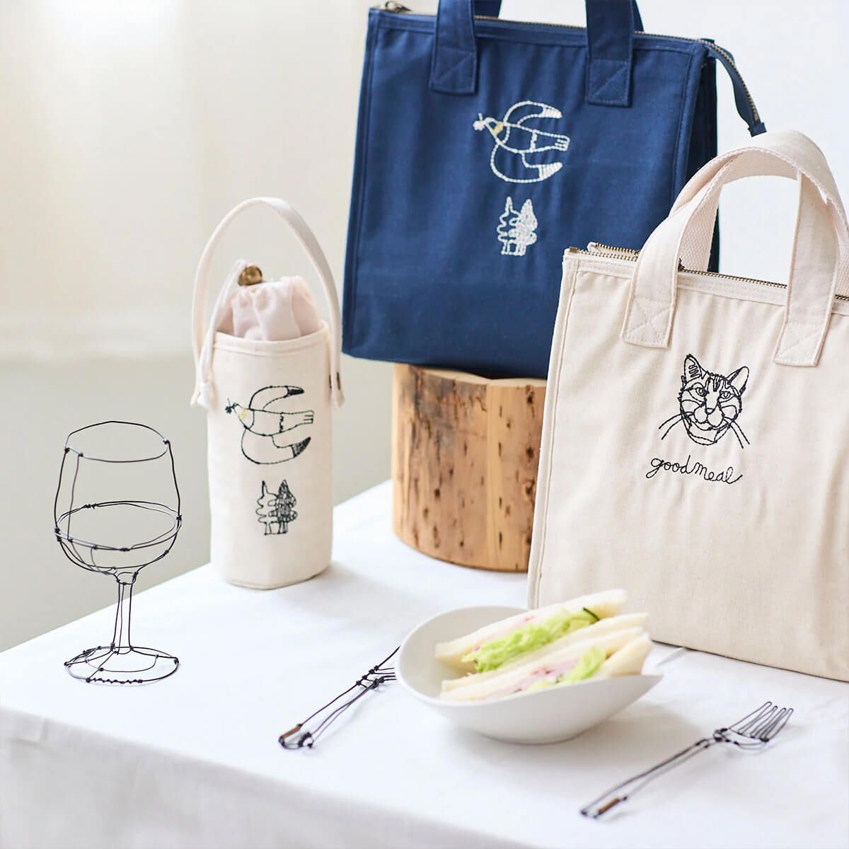 新品 ＋HAyU fabric ハユ ペットボトルホルダー ペットボトルカバー