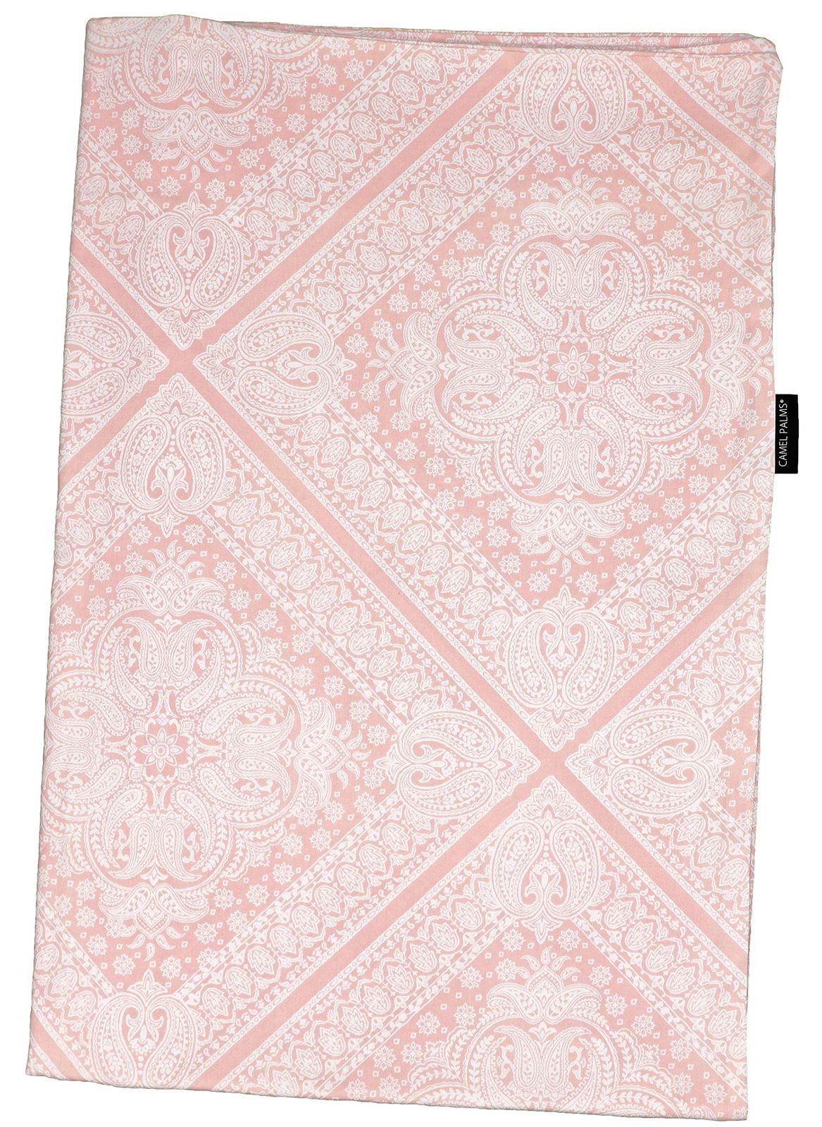 新品 CAMEL PALMS 日本製 綿100％ 敷布団カバー ダブル 140×210cm の敷布団用 （145×215cm） バンダナ柄 レッド