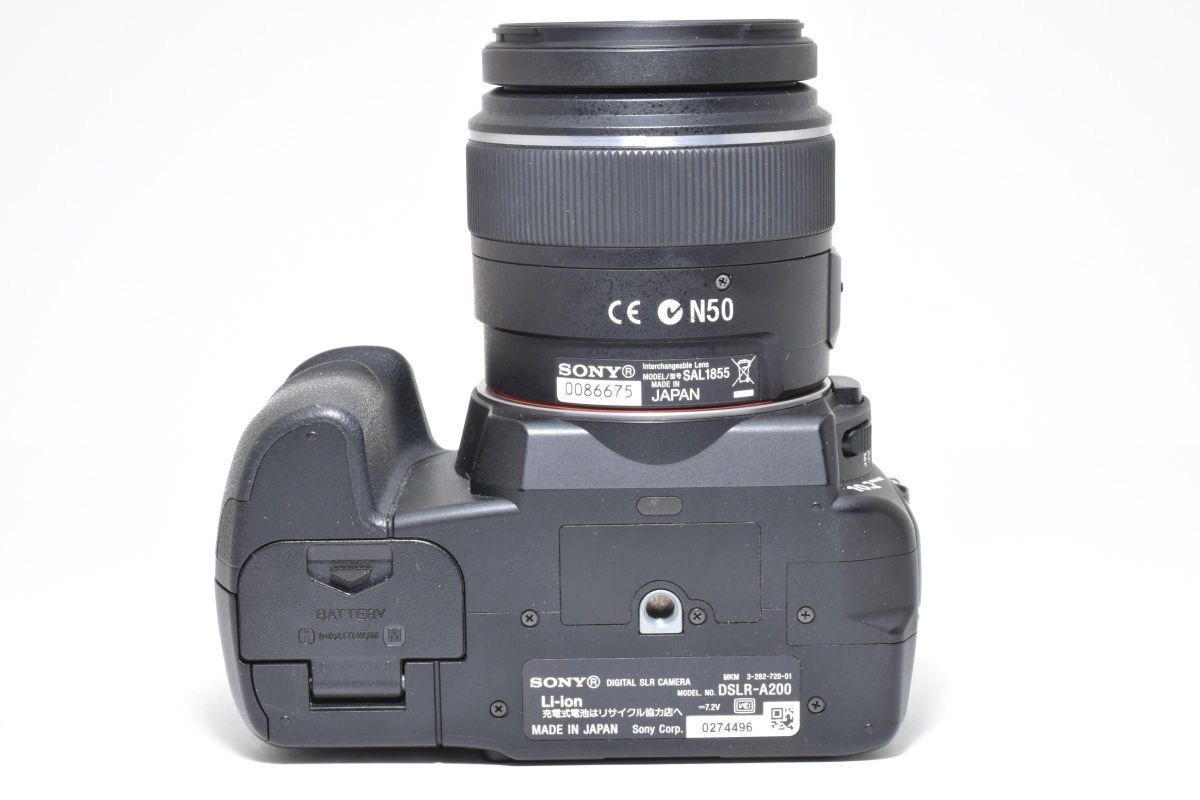 ☆美品 / 動作確認済み☆ SONY α200 DSLR-A200 DT F3.5-5.6 18-55mm 