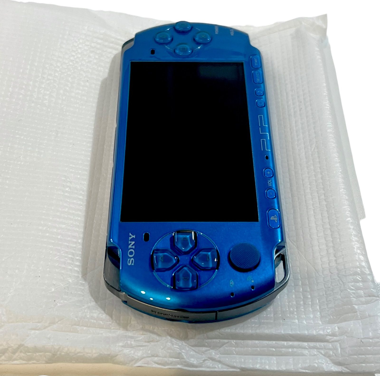 デッドストック ほぼ未使用 psp 本体 ブルー psp-3000 - メルカリ