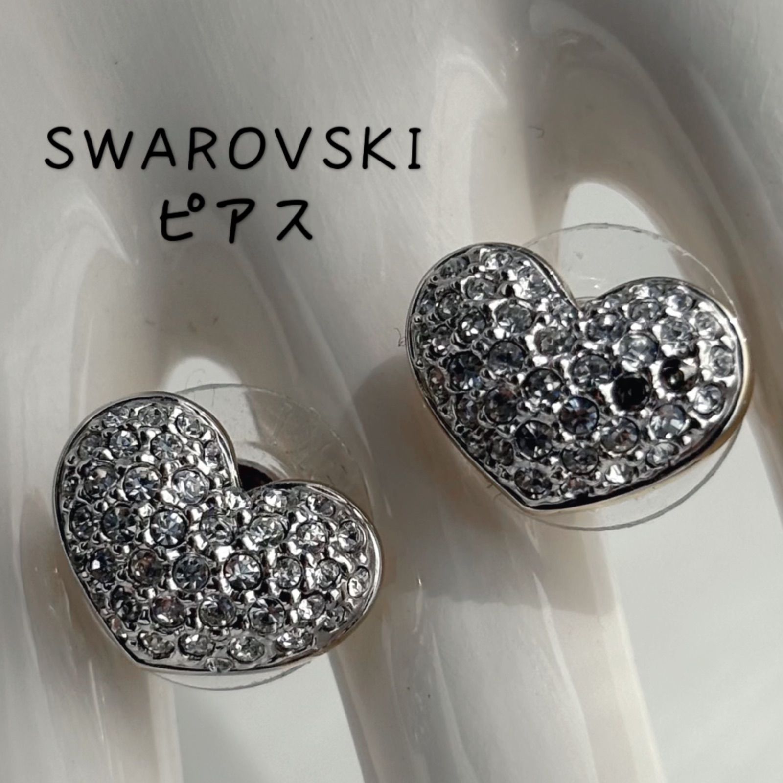 スワロフスキー swarovski ピアス スワロフスキー ハート ピアス