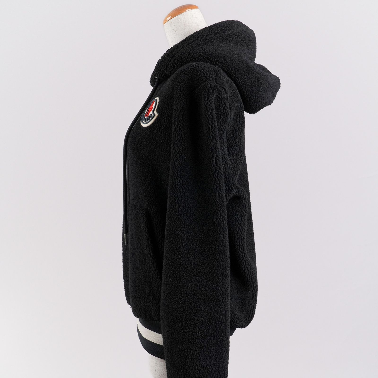MONCLER モンクレール ボア/フリース パーカー サイズS ブラック 状態 