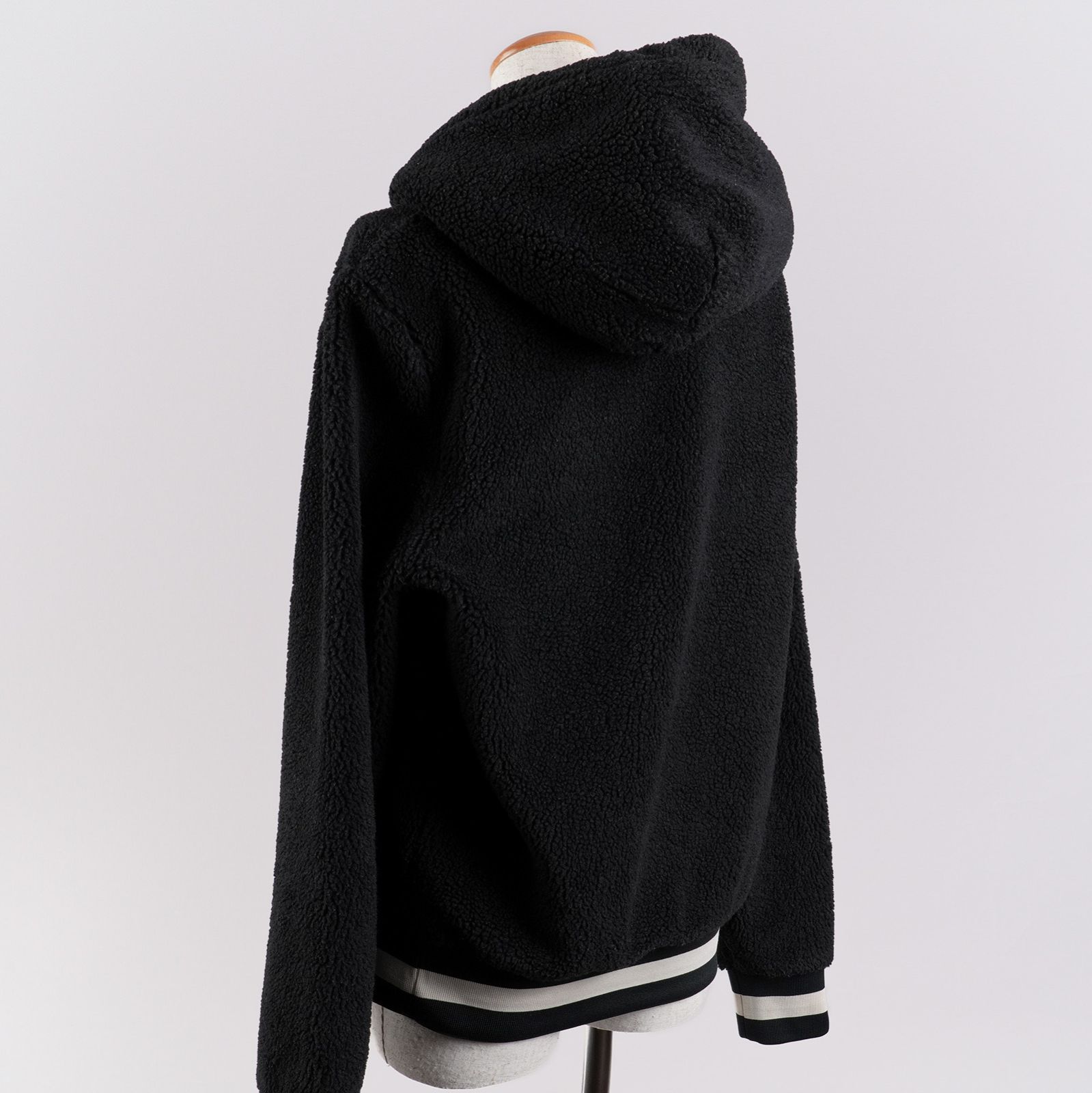 MONCLER モンクレール ボア/フリース パーカー サイズS ブラック 状態