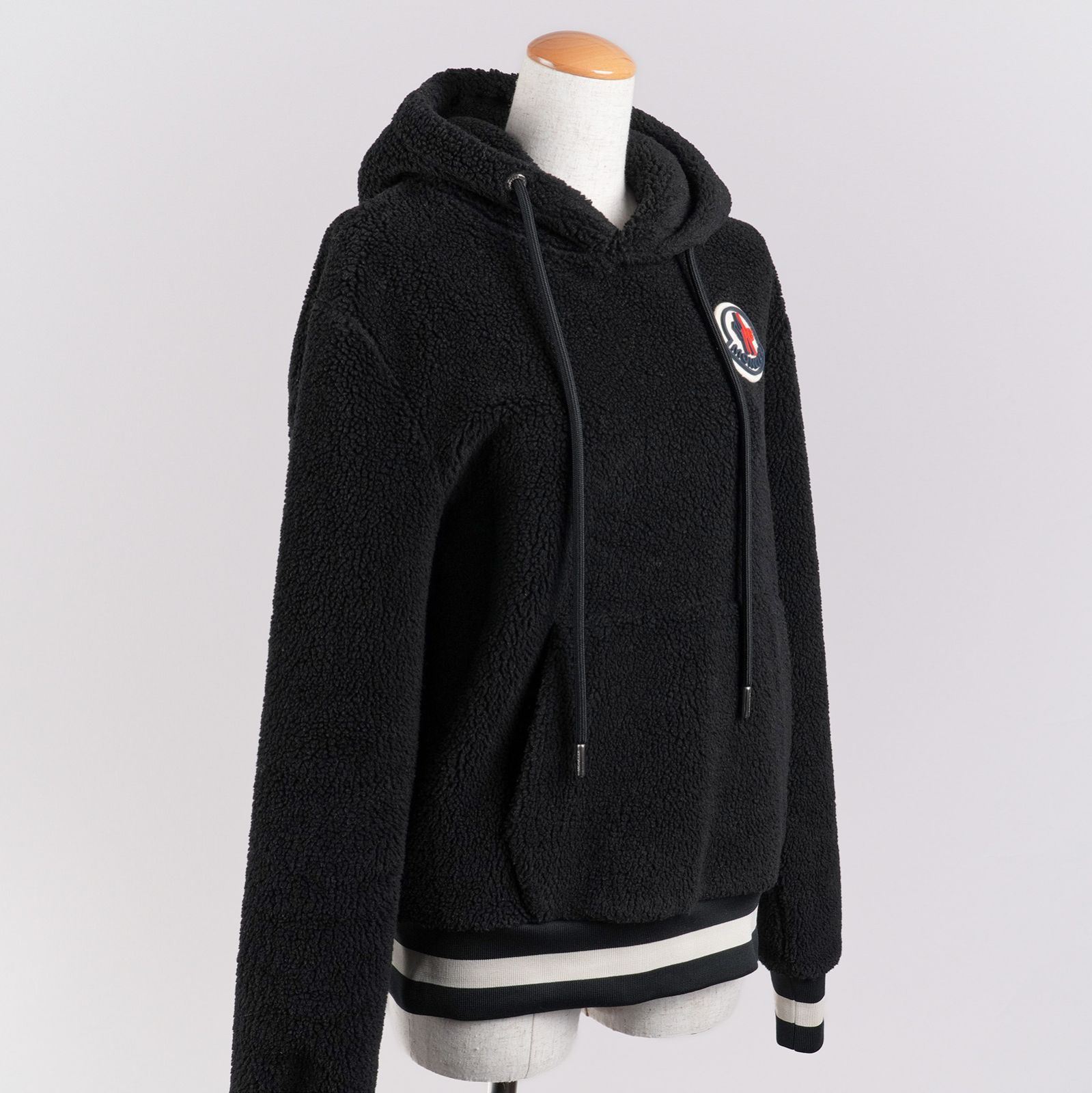 MONCLER モンクレール ボア/フリース パーカー サイズS ブラック 状態 