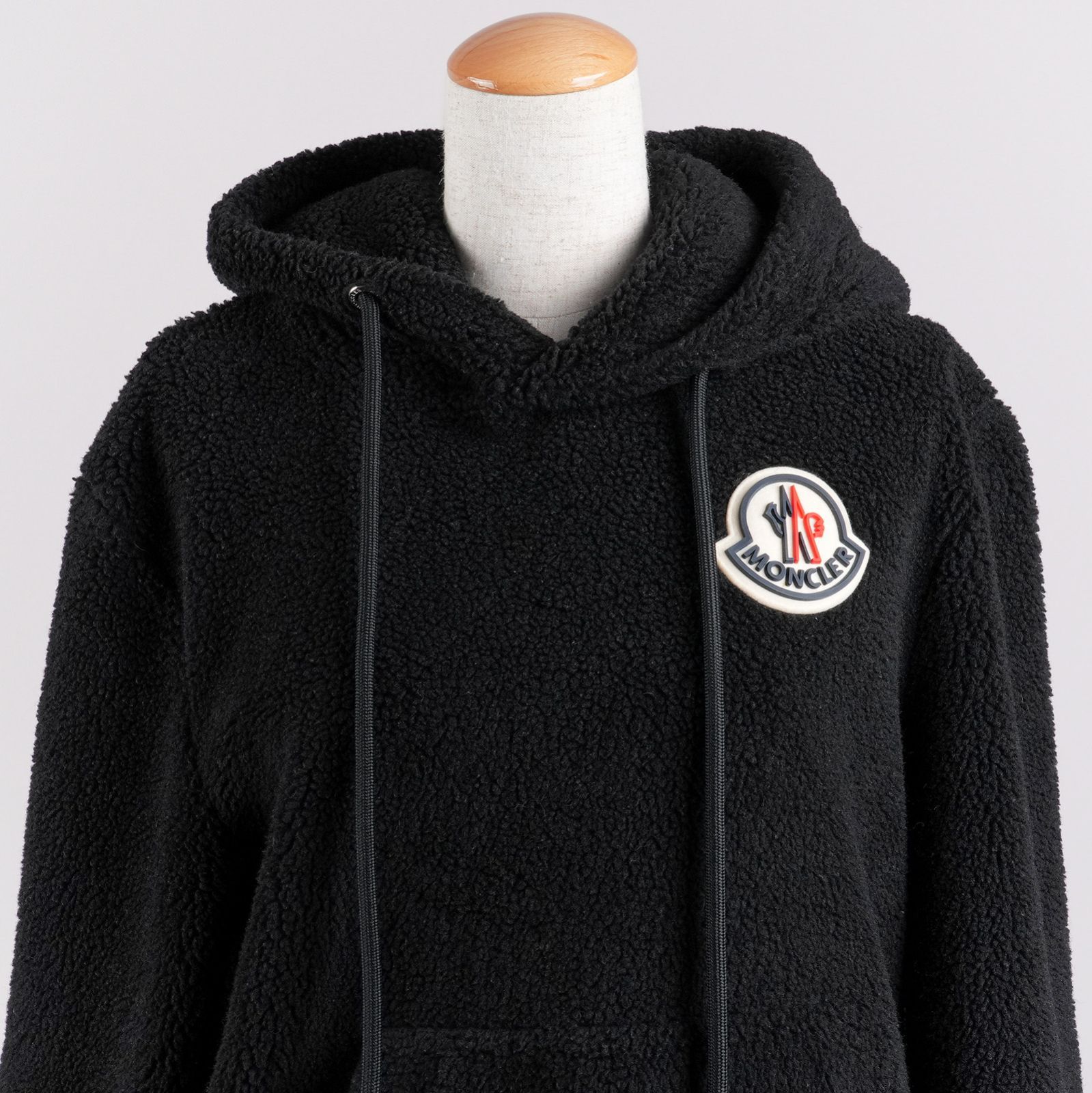 MONCLER モンクレール ボア/フリース パーカー サイズS ブラック 状態