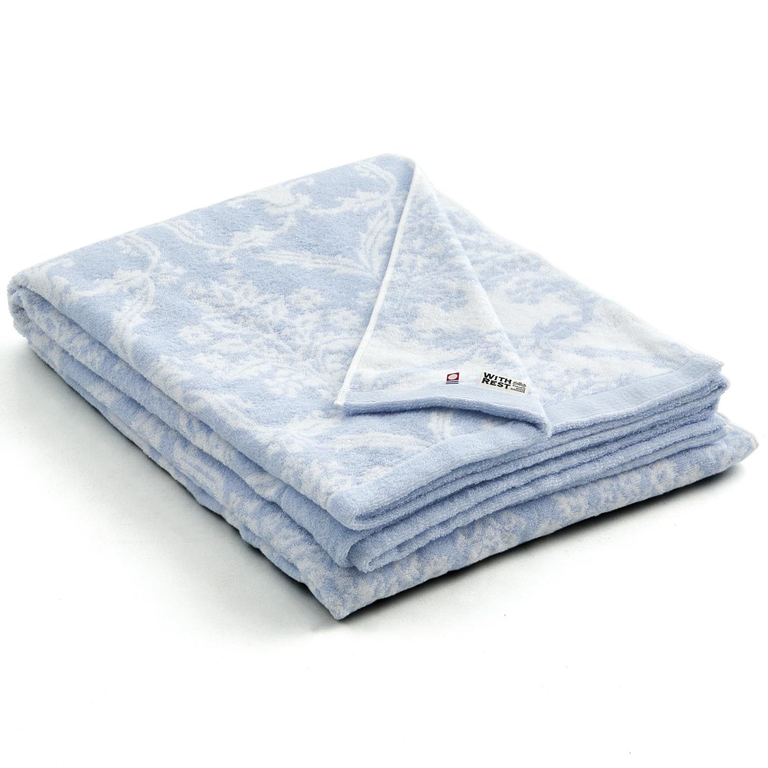 昭和西川 タオルケット 今治 シングル 日本製 綿100％ 今治タオル ブランド認定 パイル 夏 春 ふんわりやわらか 140×190cm 約950g モスクガルデニア ブルー 2230390280302