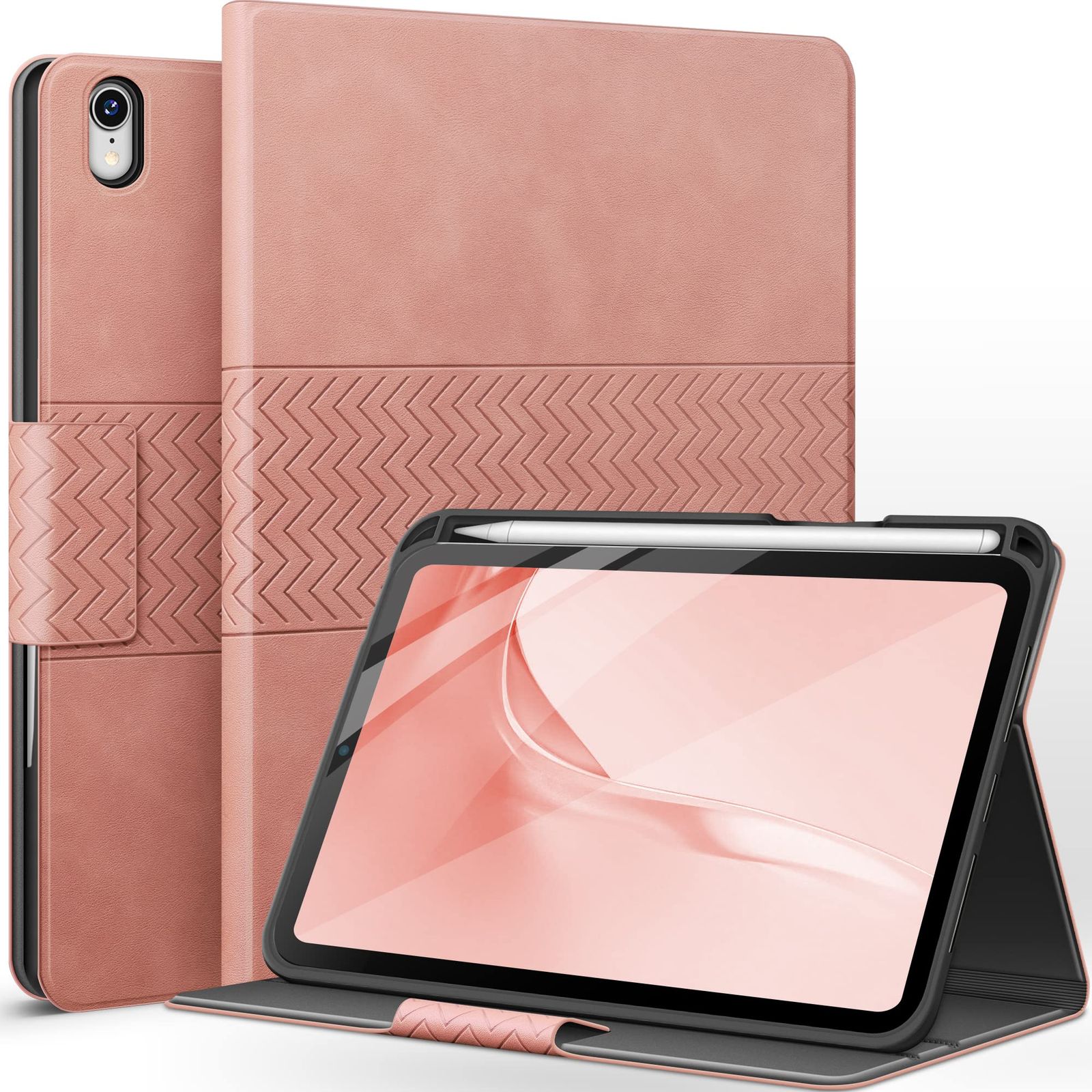 新品 auaua iPad Mini7 ケース (A17 Pro 2024 第7世代) iPad mini6 ケース (2021 第6世代) 8.3インチ Apple Pencilのペアリングと充電に対応 オートスリープ機能 ひび割れない 全面保護 高級