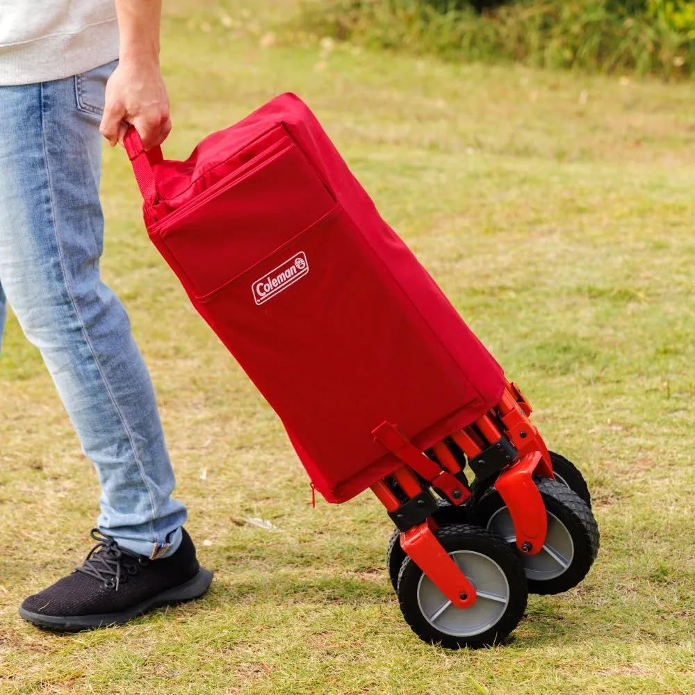 新品 Coleman(コールマン) キャリーカート アウトドアワゴン 耐荷重約