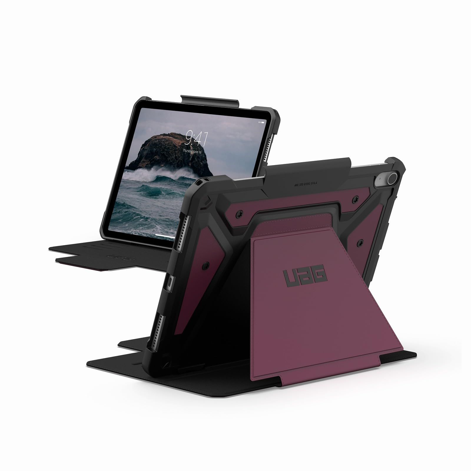 新品 URBAN ARMOR GEAR 11インチ iPad Air (M2) 対応 耐衝撃ケース METROPOLIS SE ボルドー 【日本正規代理店】 UAG-IPDA11M2-FSE-BD