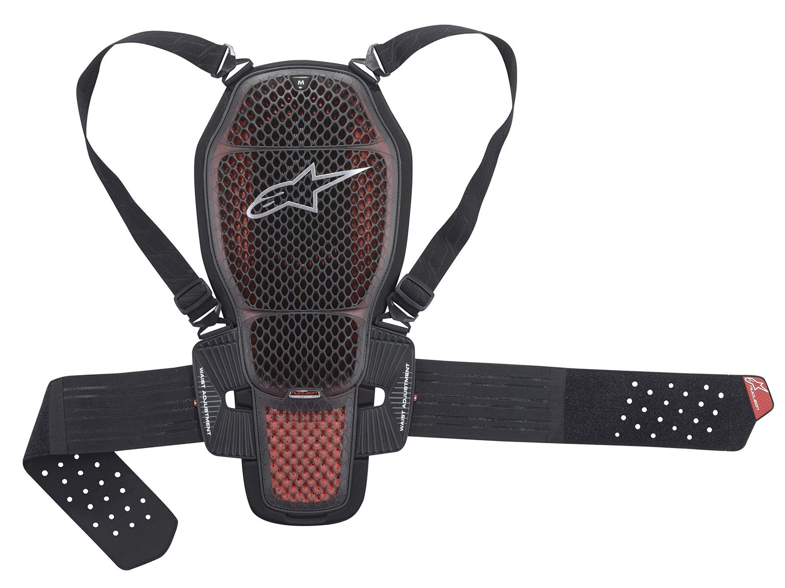 新品 alpinestars(アルパインスターズ)バックプロテクター トランスペアレントスモーク/レッド/ブラック (サイズ:L) NUCLEON(ニュークリオン) KR-1 CELL (650 4520)