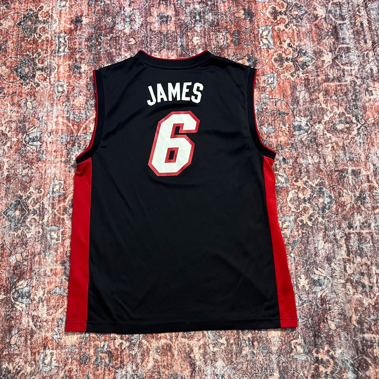 adidas NBA マイアミ・ヒート #6 レブロン・ジェームズ ゲームジャージ 