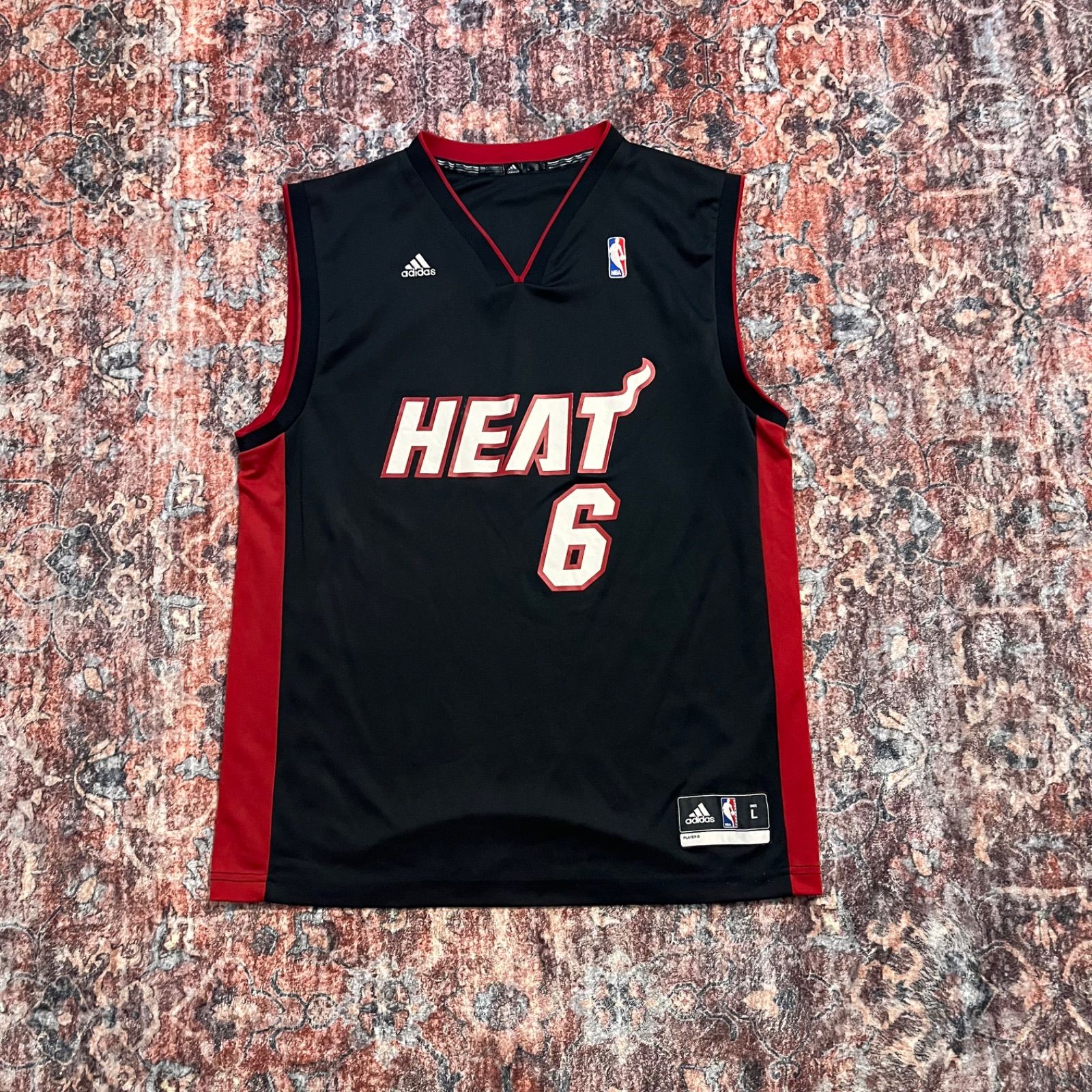 adidas NBA マイアミ・ヒート #6 レブロン・ジェームズ ゲーム adidas NBA マイアミ・ヒート #6 レブロン・ジェームズ ゲーム