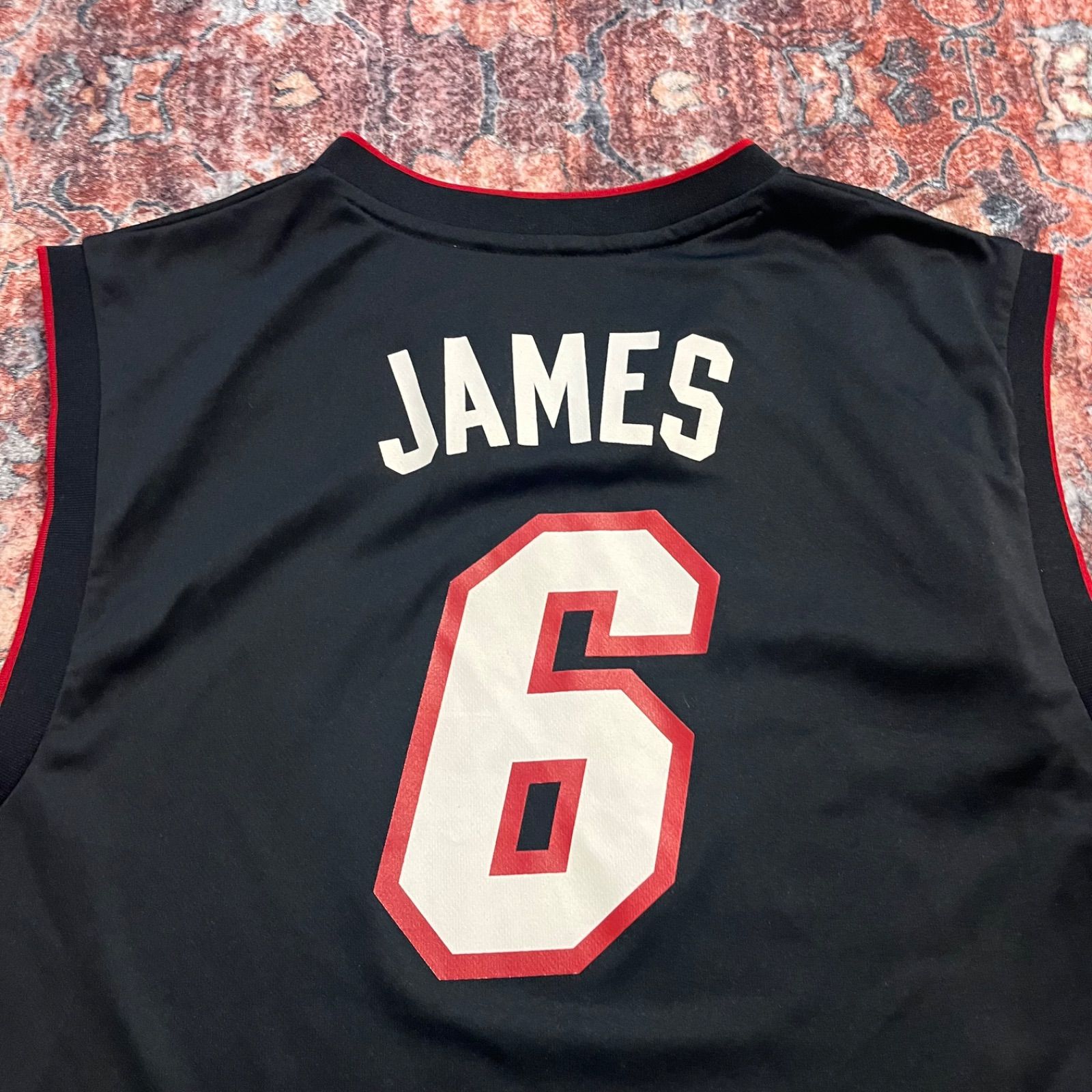 adidas NBA マイアミ・ヒート #6 レブロン・ジェームズ ゲームジャージ 