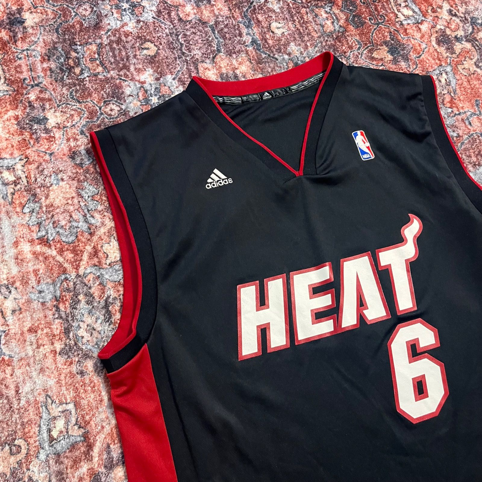 adidas NBA マイアミ・ヒート #6 レブロン・ジェームズ ゲームジャージ 