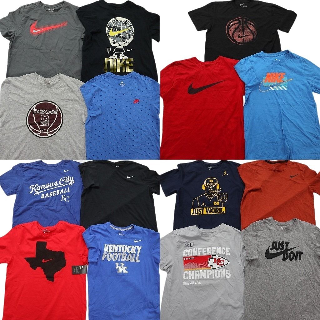 古着卸 まとめ売り ナイキ Tシャツ 15枚セット ( メンズ L ) デッド 