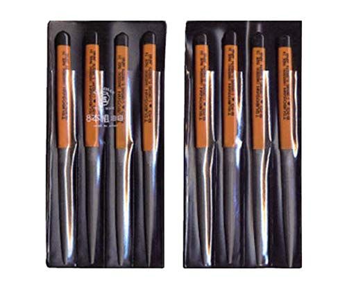 新品 ツボサン 組ヤスリ ８本組 半丸 油目 HA008-04