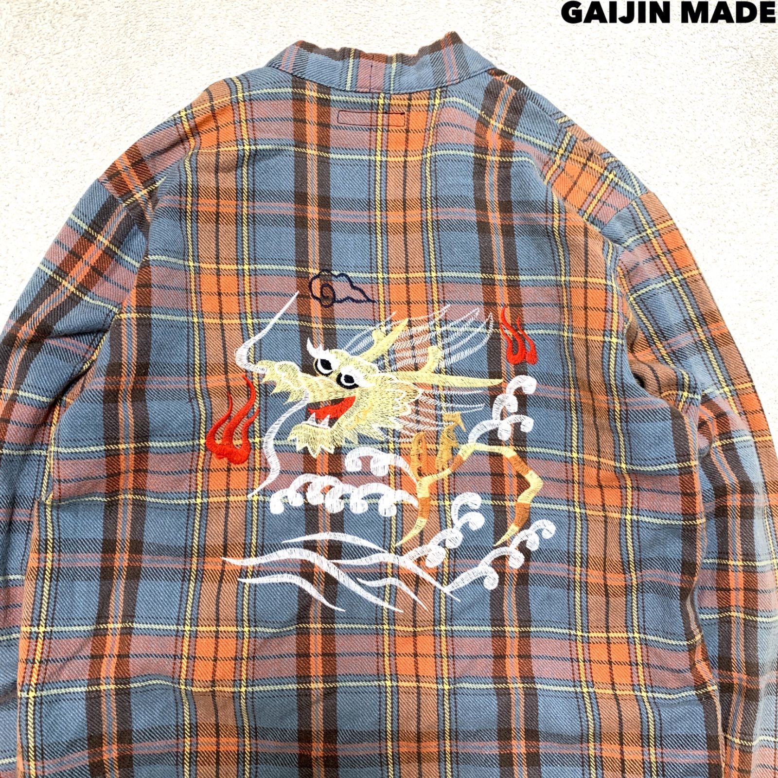 GAIJIN MADE 総柄 カーディガン ウール サイズ：2（M） マルチ 長袖 ペルー製 ガイジンメイド HRM ハリラン BLUEBLUE 札幌市 中央区 南12条 GAIJIN MADEやBLUE BLUE JAPANのアウターたちをご紹介します。〜GAIJIN