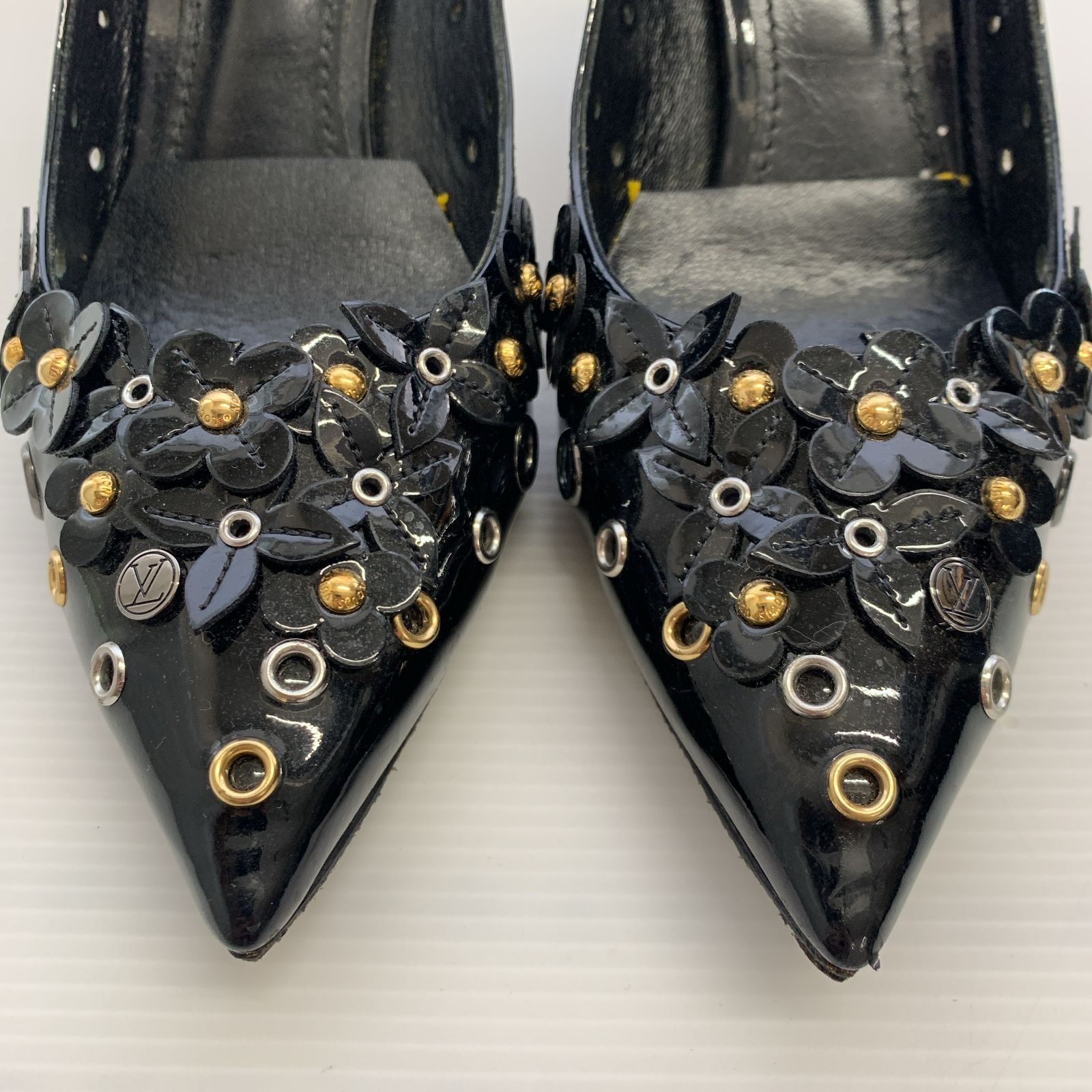 LOUIS VUITTON ルイヴィトン パンプス ハイヒール パテントレザー