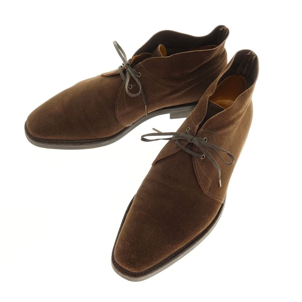 【中古】ジョンロブ John Lobb ROMSEY2 チャッカブーツ ブラウン【サイズ7E】【メンズ】 中古】ジョンロブ John Lobb ROMSEY2 チャッカブーツ ブラウン【サイズ