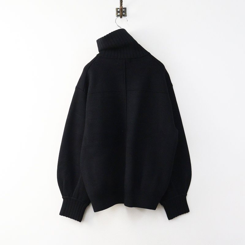 美品✨machatt マチャット フルジップニットジャケット アウター ブラック マチャット MACHATT フルジップニットジャケット ｜ブラック トップス