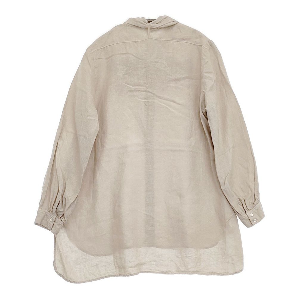 nest Robe リネンボウタイブラウス リボン 01194-1356 ブラウス シャツ ベージュ レディース ネストローブ【中古】6-0326M◎ nest Robe リネンボウタイブラウス リボン 01194-1356 ブラウス シャツ