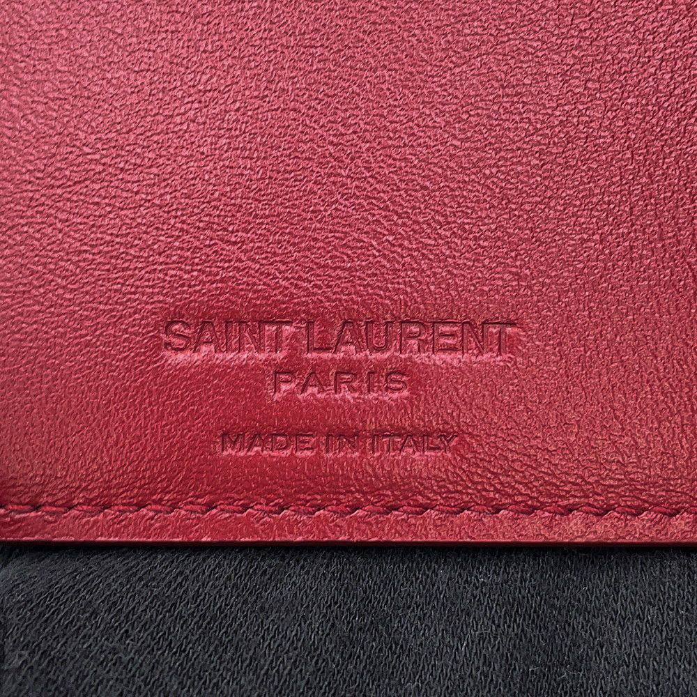 サンローランパリ 二つ折り財布 イースト/ウエスト ウォレット パテントレザー 396307 SAINT LAURENT PARIS サンローランパリ 二つ折り財布 イースト/ウエスト ウォレット