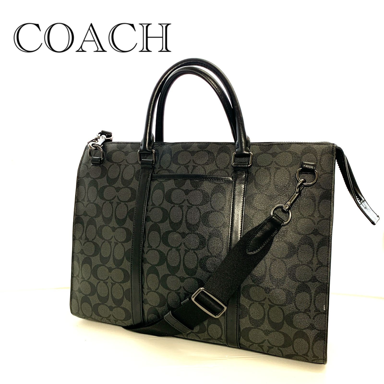 COACH コーチ シグネチャー レザー ブリーフバッグ K2361-CE440 