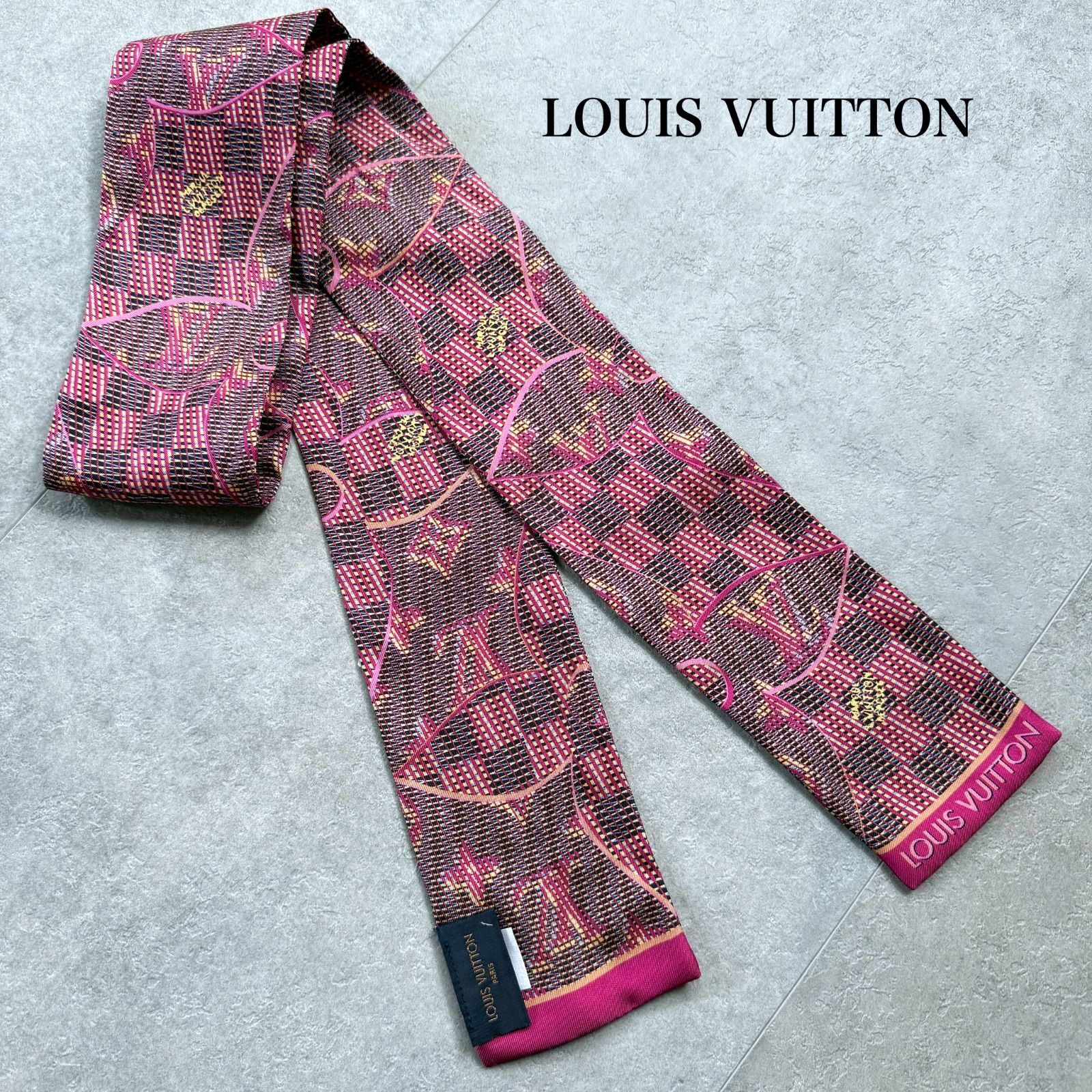 ヴィトン LOUIS VUITTON バンドー モノグラム ボルドー タグあり 美品 LOUIS VUITTON ルイヴィトン モノグラム ダミエ バンドー LV