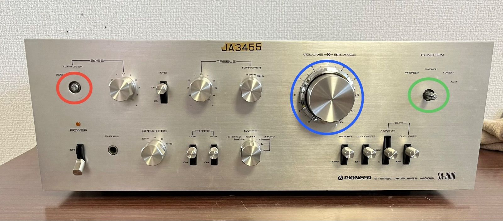 動作未確認Pioneer SA-8800IIプリメインアンプ PIONEER パイオニア SA-8800 動作未確認Pioneer SA-8800IIプリメイン