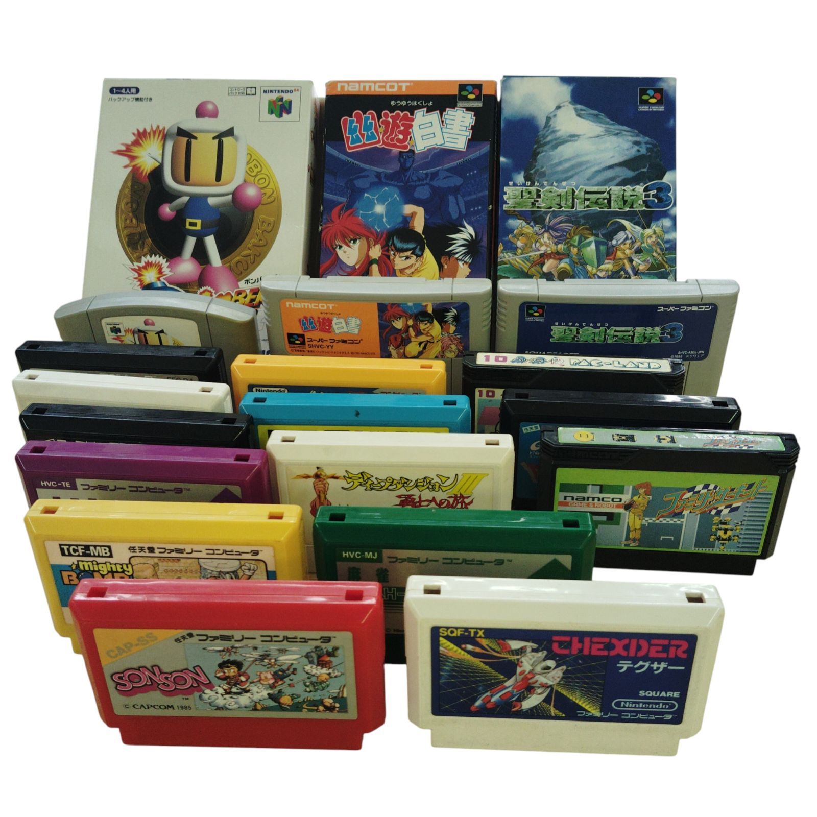 X04049 ゲームソフトセット 任天堂NINTENDO TECMO マスティール NAMCOT